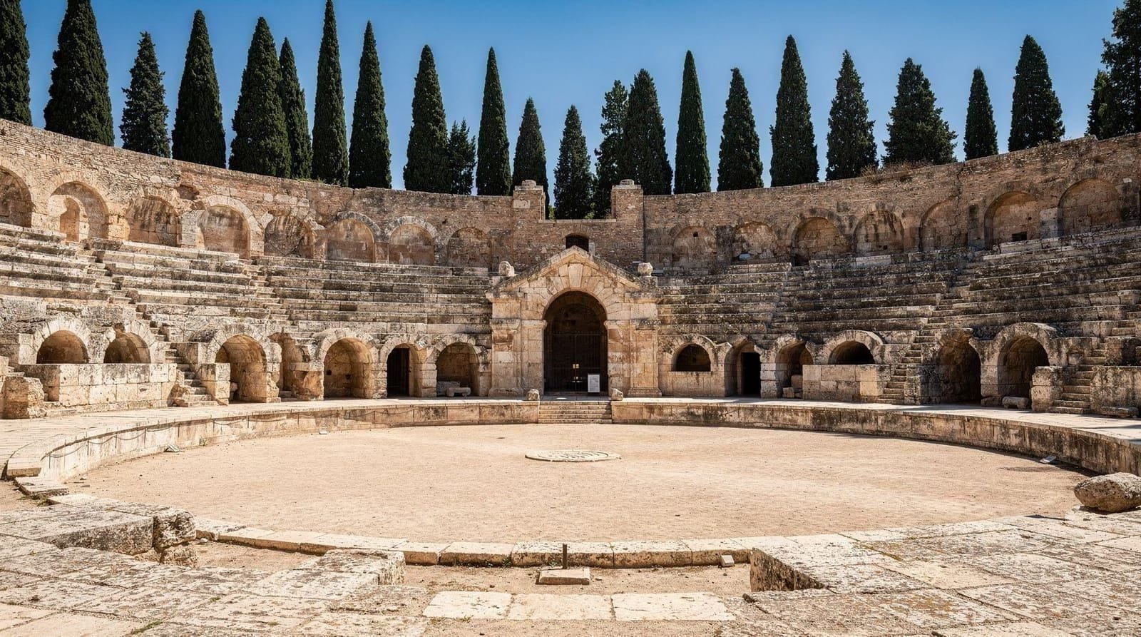 Italica — ruines romaines et lieux de tournage de Game of Thrones — Italica, à 9 km de Séville, est une cité romaine avec un amphithéâtre de 25 000 