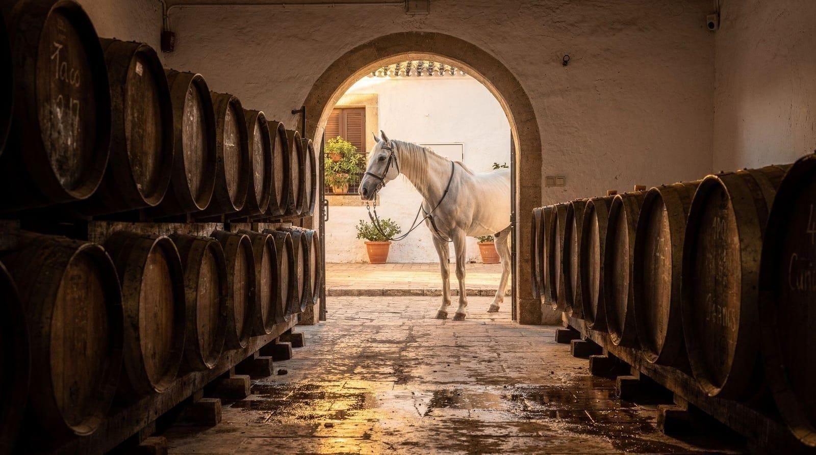 Jerez : xérès et chevaux en une journée depuis Séville — Nous avons passé une journée à Jerez de la Frontera : visite d'une bodega, spect