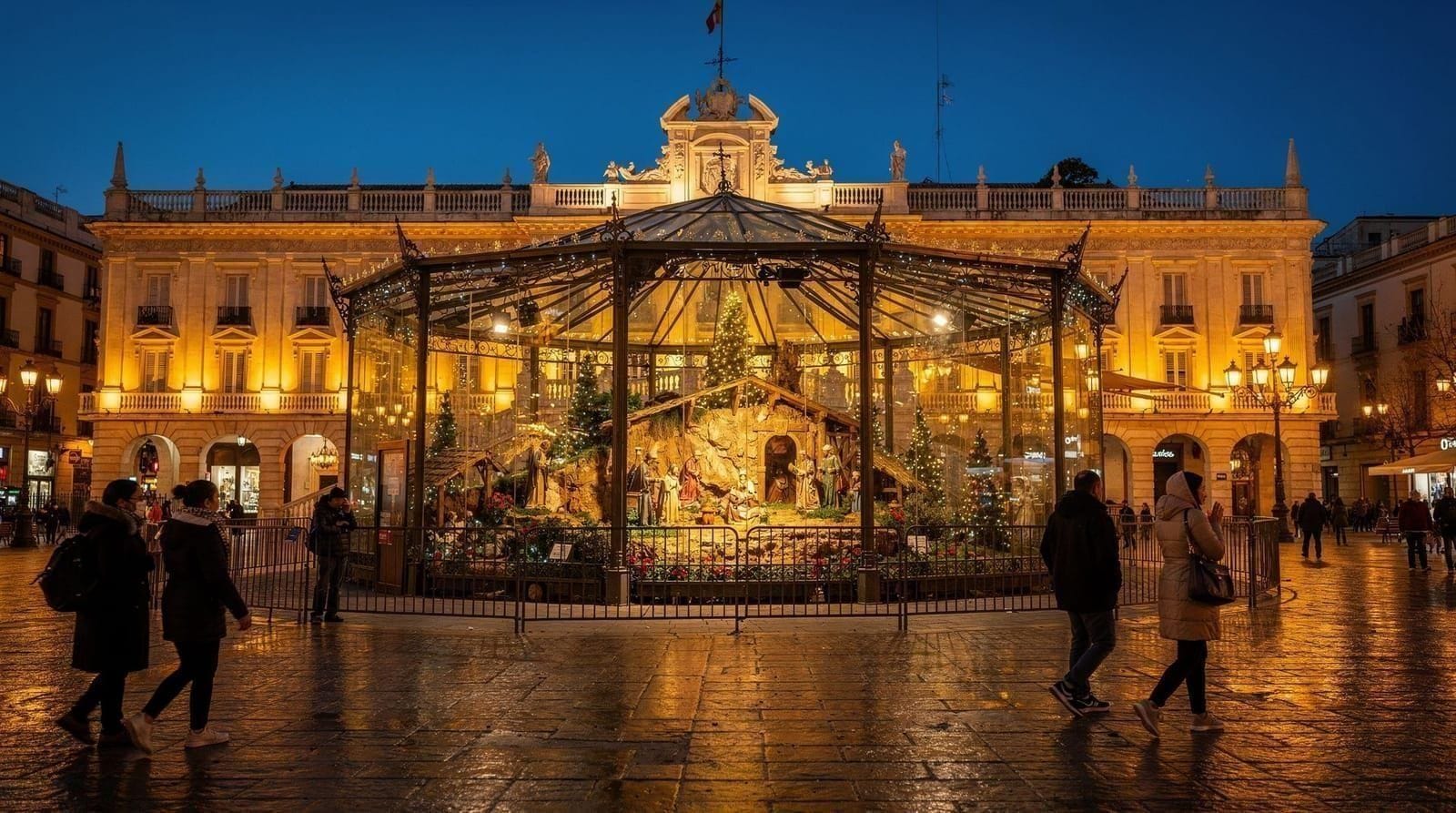 La Navidad en Sevilla: belén, luces y la tradición de los Reyes Magos — La Navidad en Sevilla: la tradición del belén, las luces de la Calle Sierpes, lo