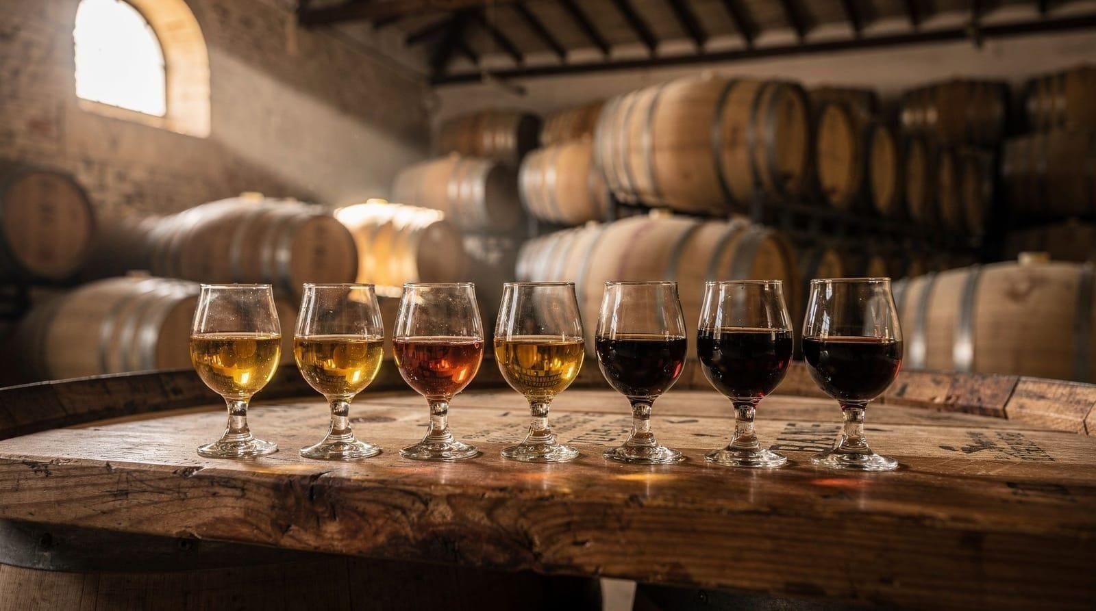 Guía del jerez en Andalucía: fino, manzanilla, oloroso y Pedro Ximénez explicados — Guía completa del jerez en Andalucía: fino, manzanilla, oloroso y Pedro Ximénez 
