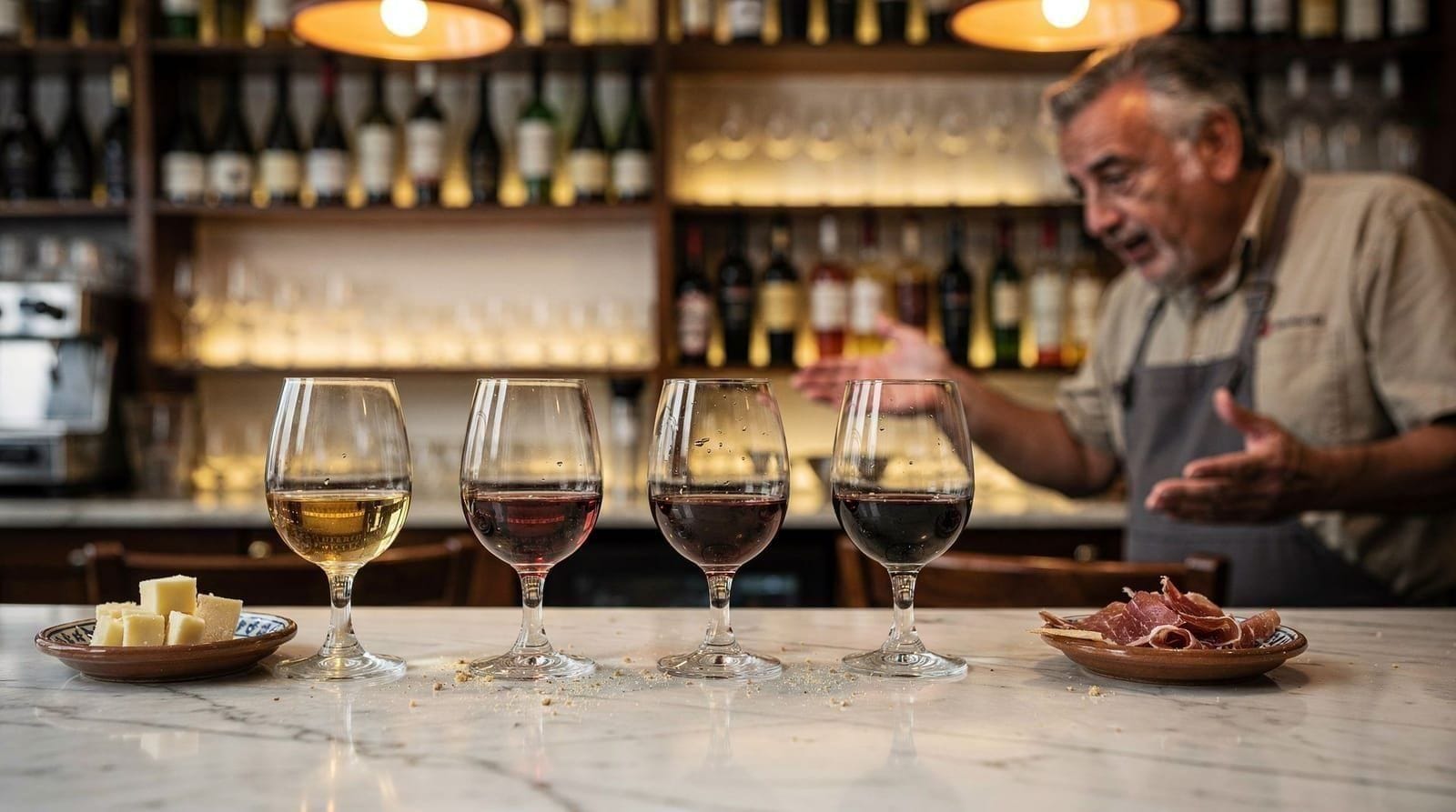 Cata de jerez en Sevilla: mejores experiencias, bares y catas guiadas — Dónde catar jerez en Sevilla: mejores bares de vinos, catas guiadas con tapas, r