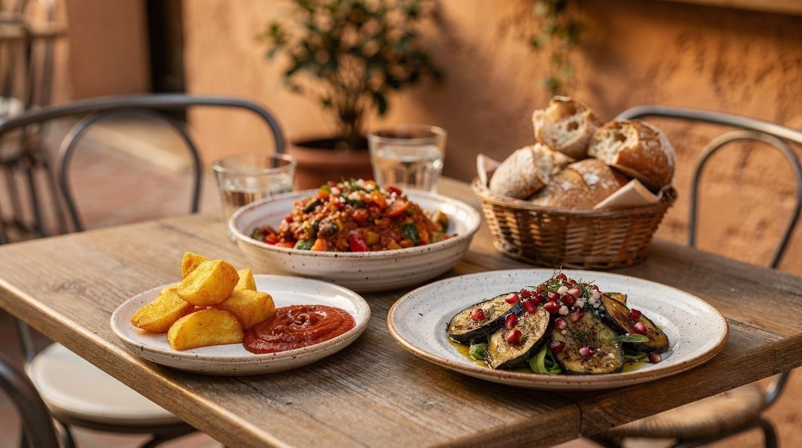 Sevilla vegetariana y vegana: comer bien sin carne ni pescado — Comer vegetariano y vegano en Sevilla: qué tapas no llevan carne, dónde encontra